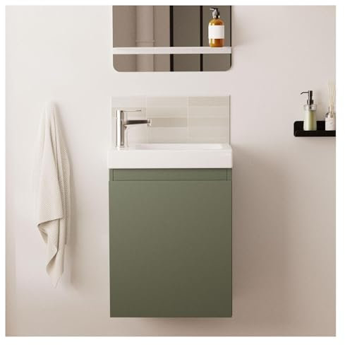 MOB-IN Meuble Lave-Mains Lisa + Robinet chromé