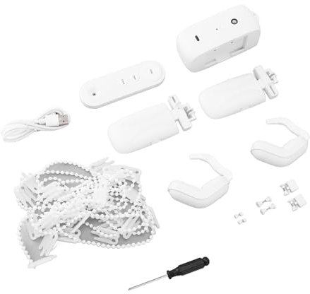 Heaveant Automatic Smart Curtain Opener, Remote Control Automatic Curtain Opener Quiet Operation High Performance Smart Curtain Motor
