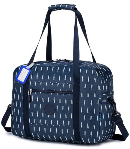 SPAHER Bolsa de Viaje 40x30x15 British Airways Equipaje de Mano Bolsa de Deporte Gimnasio Impermeable Bolsos Maternidad Hospital Fin Semana Mujer Hombres Cabin Duffle Bag Gym Bag