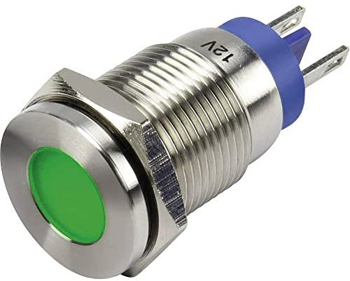 TRU COMPONENTS 1302137 LED-Warnleuchte, grün, 12 V/DC, 1 Stück