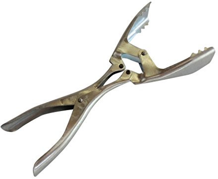 Brikettzange mit Gelenk,verzinkt