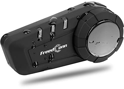 FreedConn Motorcykel hjälm Bluetooth-headset, KY PRO 2-6 Riders 1,2 km motorcykel kommunikationssystem motorcykel intercom brusreducering, stereomusik, FM-radio, IP65 Bluetooth åkare gåvor