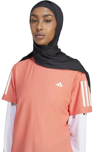 adidas Kvinnor Own the Run 3 Stripes Hijab, Black, One size