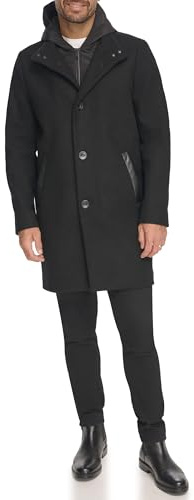 Kenneth Cole Men's Outerwear Coat,black,MEDIUM