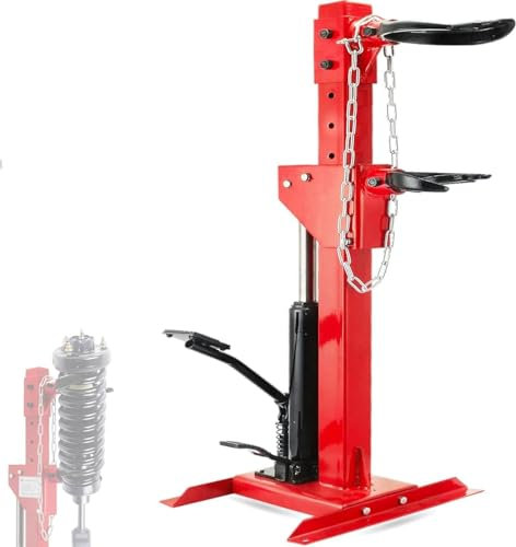 WUDLEP Hydraulic Spring Compressor, 3 Ton Strut Spring Compressor for Car Repairing and Strut Spring Removing, Red