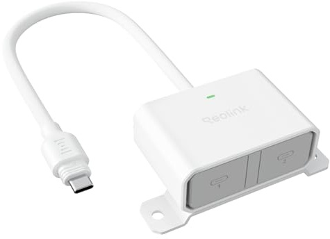 Reolink RLA-CD1 Expanderingsstation, dubbel solcell/batteriströmförsörjning, kompatibel med Reolink batterikameror, strömadapter utomhus