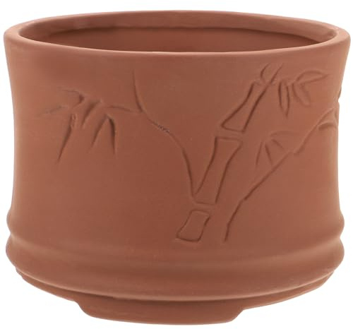 DECOMELODY Maceta de Terracota Artesanal para Vivero Maceta de Barro Resistente para Suculentas para Jardín y Escritorio al Aire Libre