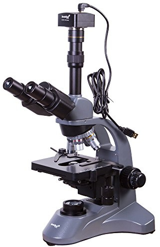 Levenhuk D740T 5.1M Digital Trinocular Microscope with 5 Mpx Camera and Special Software – Compatible with Windows, Linux and Mac OS