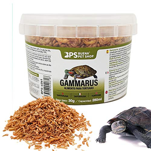 BPS BPS-04061 Nourriture Gammarus pour tortues Turtle Terrapin Food 5 différents modèles au choix (Gammarus Aliment 30 g 280 ml)