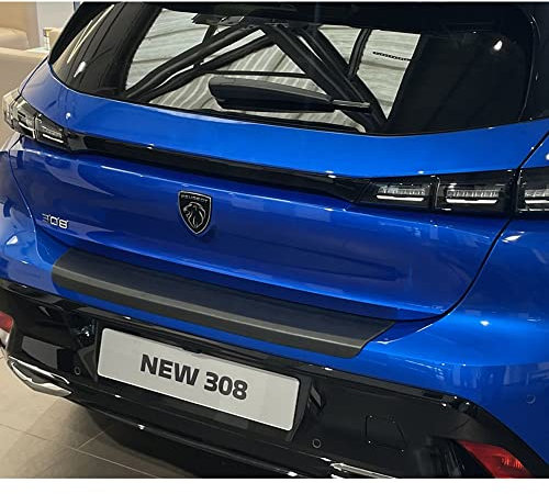 RGM ABS Heckstoßstangenschutz kompatibel mit Peugeot 308 HB 5 türer 2021- Schwarz
