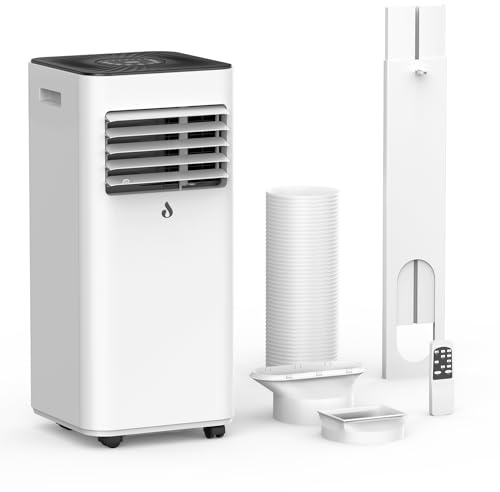 10,000 BTU Portable Air Conditioners, Portable AC With Remote for Room to 450 sq.ft 3 in 1 Air Conditioner With Dehumidification/Air Circulation/Timer And Window Kit