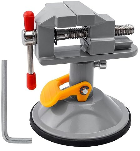 Mesee Étau rotatif à 360° - Mini pince de table universelle - Petit étau d'atelier - Pivotant - Petit bâton pour réparation, modélisation, soudure et bricolage