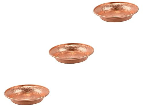 DECHOUS 3piezas Tazón De Ofrenda Budista De Cobre Para y Decoración Del Hogar Taza De Agua Para Para Ceremonias y Culturas Espirituales Mediano Diseño Compacto