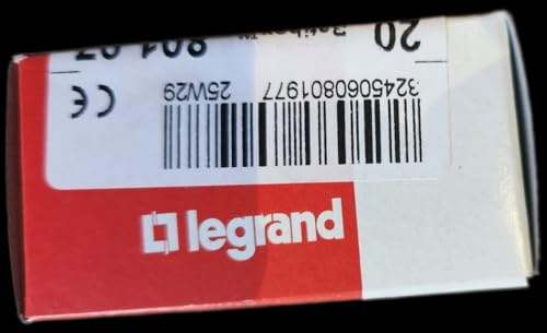 Vis de boîte d'encastrement - Legrand - Batibox - 3 x 40 mm - Sachet de 20