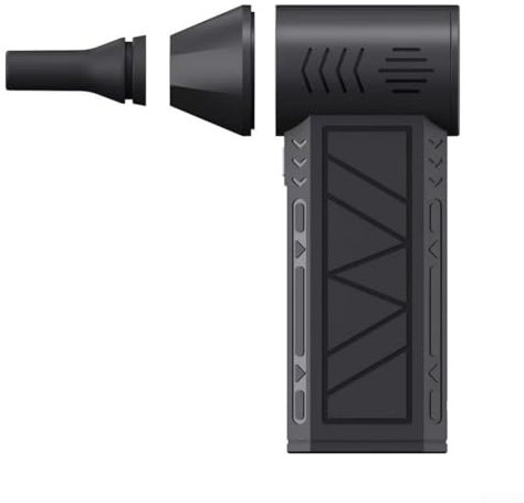 Eawfgtuw Jet Dry Mini Blower 130000 RPM Cordless Handheld Air Blower Portable Super Fan Turbo Powered 200W Motor 5000mAh Battery for Home Car Office Cleaning Dust Removal