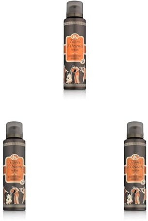 Tesori d'Oriente - Deodorante Spray Aromatico Fior di Loto, Contrasta i Cattivi Odori Fino a 24 Ore, Fragranza Floreale, Dermatologicamente Testato, 150ml (Confezione da 3)
