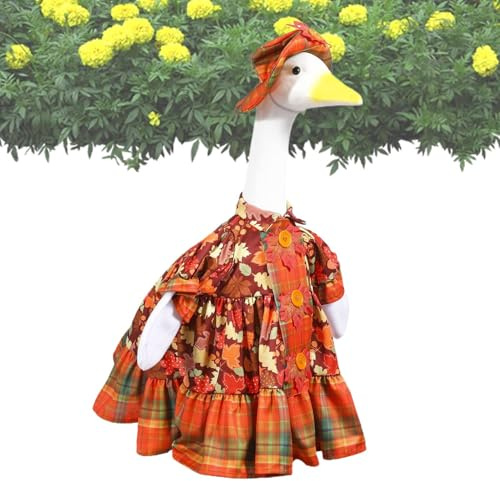 Conjunto De Disfraces Para Esculturas De Animales De Porche,Suministros De Decoración De Otoño | Kit De Ropa De Hojas De Arce De Otoño Para Figuras De Animales - Para Jardín, Terraza, Fiesta Y