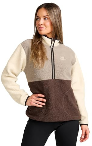 RevolutionRace Canyon Half-Zip Pile Fleece för Dam, Fleecejacka Perfekt för Vandring