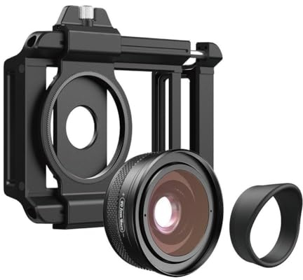 NEIQIUWING 1 styck APL-ZM100 makroobjektiv, 10–20x zoom, högupplöst miniatyr-mobiltelefonkameraobjektiv med mobiltelefonhållare