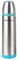 Orbegozo TRL 10070 - Termo para líquidos, Temperatura fría o Caliente, Fabricado en Acero Inoxidable, tapón con pulsador dosificador, 1 litro