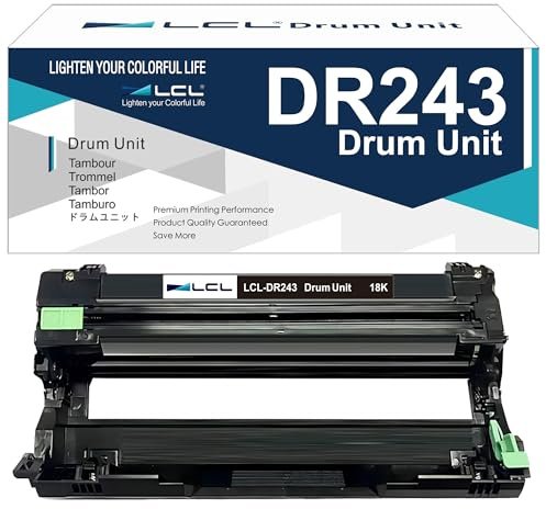 DR-243CL Drum Unit for Brother DR243CL Drum Replacement for Brother HL-L3210CW HL-L3230CDW HL-L3270CDW MFC-L3710CDW MFC-L3750CDW MFC-L3770CDW DCP-L3510CDW DCP-L3550CDW (1-Black)