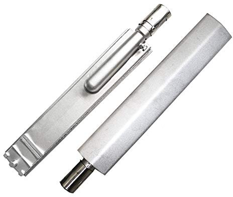 GRILLJOB Cast Stainless Steel Grill Burner SS304 Universal BBQ Grill Burner 16in Length (CITSS, CIT-SS), Compatible with Aussie Blaze CharBroil Jenn AIR NEXGRILL Thermos Turbo Many Gas Grills