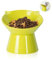Gamelle Chat Surélevée pour Nourriture et Eau - Inclinable à 15° pour Réduire la Pression du Cou - Facile à Nettoyer - pour Chats et Chiens de Petite Taille - Vert