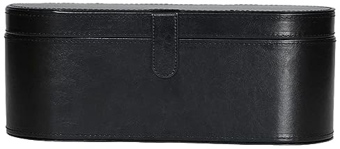 BBTISG Pelle PU Scatola Portaoggetti Per Asciugacapelli, 33,5 x 13,5 x 13cm Custodia Da Viaggio Per Asciugacapelli Per Dyson Supersonic HD01 HD03 Hair Dryer (nero)