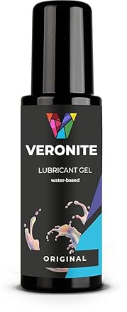 Veronite® Water-Based Lubricant Gel – Original – Toy and Condom Safe – Silky Smooth & Easy to Clean – 100ml