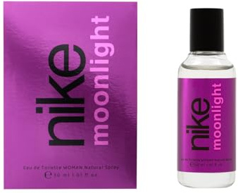 NIKE - Moonlight Woman 30 ml, Colonia Mujer, Perfume Formato Líquido, Eau de Toilette Natural y Femenina, Aroma Oriental Vainilla, Fragancia Fresca y de Larga Duración