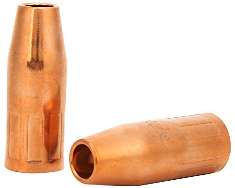 Aumotop M25/M40 MIG-svetspistolmunstycke 200-258 1/2 Tum 2 St Kopparprecisions CNC-bearbetat Munstycke för Optimal Prestanda för Svetsbrännare