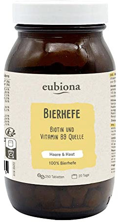 Eubiona Bierhefe-Tabletten 100g