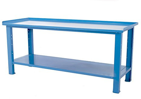 SOGI X3B-11 BANCO DA LAVORO L= 2 MT CON PIANO IN ACCIAIO SERIE PROFESSIONALE INDUSTRIA