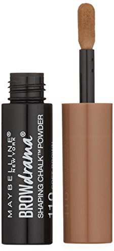 Maybelline polvo de tiza para moldear cejas, marrón suave, 0.035 fl. oz.