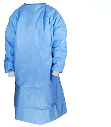 CRE87 1/10/20 Stück Mann und Frauen Schutzanzug Mehrweg Isolationskittel Non-Woven Medizin OP-Kittel Staubdicht Antibeschlag Wasserdicht Staubfreie Arbeitskleidung Schutzkleidung (A Blau/1PC XL)