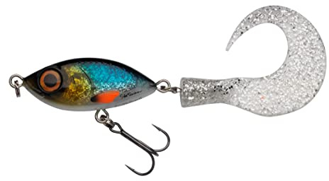 Abu Garcia Svartzonker McMio Hecht- und Muskelfischköder - Schwimmender Jerkbait für Süßwasser-Raubfische - Ideal für Hecht, Muschel, Zander und Barsch - Realistisches 3D-Design, Blue Sunrise 14 cm