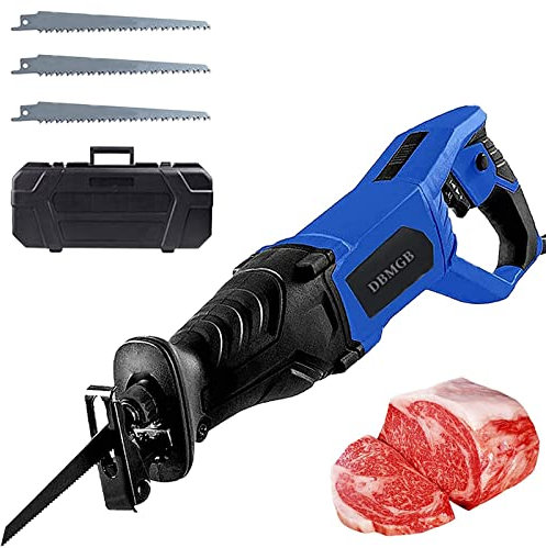 Sierra para Huesos Eléctrica, Sierra Carnicero Carne y Huesos Profesional, Máquina de Sierra para Cortar Carne Comercial para Restaurantes y Mataderos, 1050W