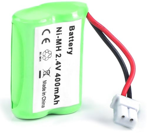 SHAWOROCE Batterien Akku Kompatibel mit Alcatel Vision, Vision Duo, Origin Schnurlose Telefon Logicom Retro 70 Essentiel B 8001496 TSF DECT Phone 400mAh 2.4V NI-MH Wiederaufladbare