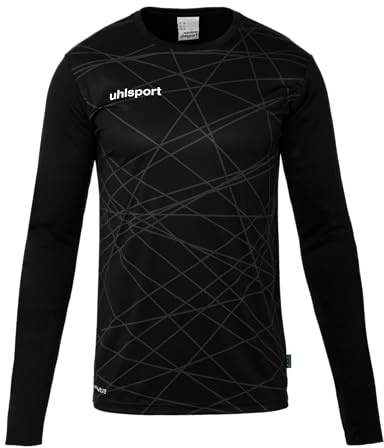uhlsport Herren Prediction Torwart T-Shirt, Schwarz, L EU