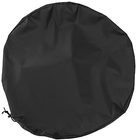 ANDRESLAD Oxford Fabric Waterproof Bucket Cover Drawstring, 210d Black Rain Barrel Top Lid 65×10cm, Outdoor Dustproof Protective Cover for Garden and Household Water Buckets Random Color