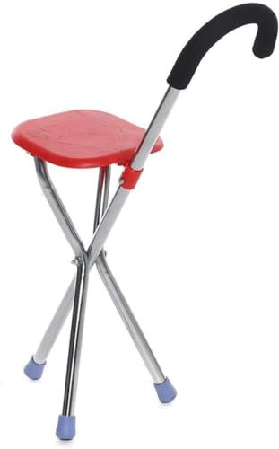 Bastone Da Passeggio Sedia In Canna Pieghevole Con Sedile Treppiede Sgabello Bastone E Sgabello Doppio Uso Autoportante Aiuto Per La Mobilità Canna Da Viaggio Sedia Da Trekking