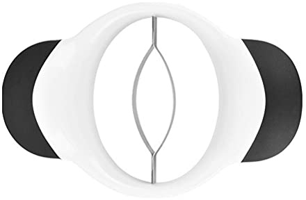 Fdit Grattugia per Mele con Presa Forte, Divisore per Frutta con Lama in Acciaio Inossidabile, Adatto per Mele, Mango, Pomodori e Patate, Impugnatura Ergonomica (Tagliata al Mango)