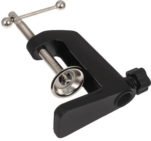 HOMSFOU Accessori Da Scrivania A Base Fissa Universale Clip Di Fissaggio Per Lampada Da Tavolo Morsetto Di Fissaggio Inferiore Staffa Da Scrivania In Lega Colore