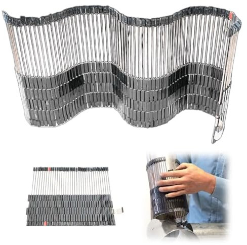 Multi-Functional Multi-Surface Pipe Profiler Tool,Outline Angle Measuring Tool,Multipurpose Shape Collector Shaping Tools Molding Tools,Connectable Contour Gauge,Pipe Notching Templates (500mm)