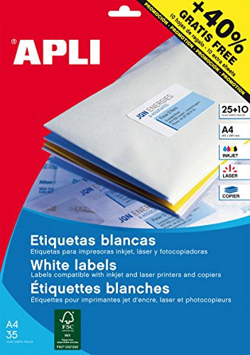 Apli 13883 – Blister med etiketter