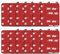 D.SKING Lot de 12 adhésifs de Rechange Double Face pour Tableau de Bord, Pare-Brise, Support de téléphone, Voiture, DVR et Navigation GPS 40 x 50 mm
