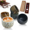 MeYuxg Ceramic Espresso Cups Set of 5, Double Walled Espresso Coffee Mugs for Nespresso Cups, Glazed Demitasse Cups Expresso Coffee Cup with Gift Box