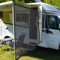LIROPAU Wohnmobil-Markisen-Seitenschatten, Wohnmobil View Blocker Sonnenschutz, Schutz vor Sonne und Hitze, 86% View Blocker Markisen, für Wohnwagen, Campingwagen, Wohnmobil (Schwarz, 2.5(H) X 2.1(W))