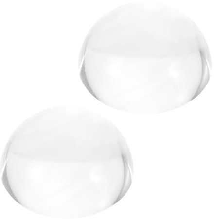 UTHCLO 2 Stück Briefbeschwerer Aus Glashalbkugel Kleidergewichte Für Wind Kleine Gewichte Zum Basteln Nähgewichte Zum Schneiden Von Stoff Papiergewicht Mustergewicht Transparent