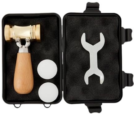 Fenteer Mazza Da Falegname con Testa in Ottone, Utensile Manuale Multiuso per Falegnami